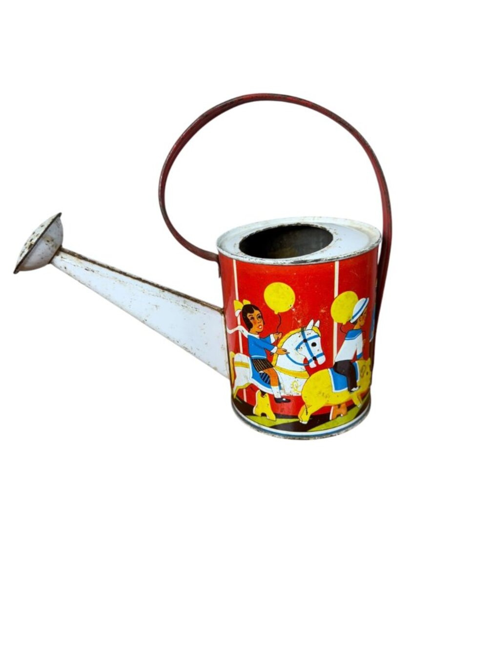 Antique Wolverine Tin Watering Can